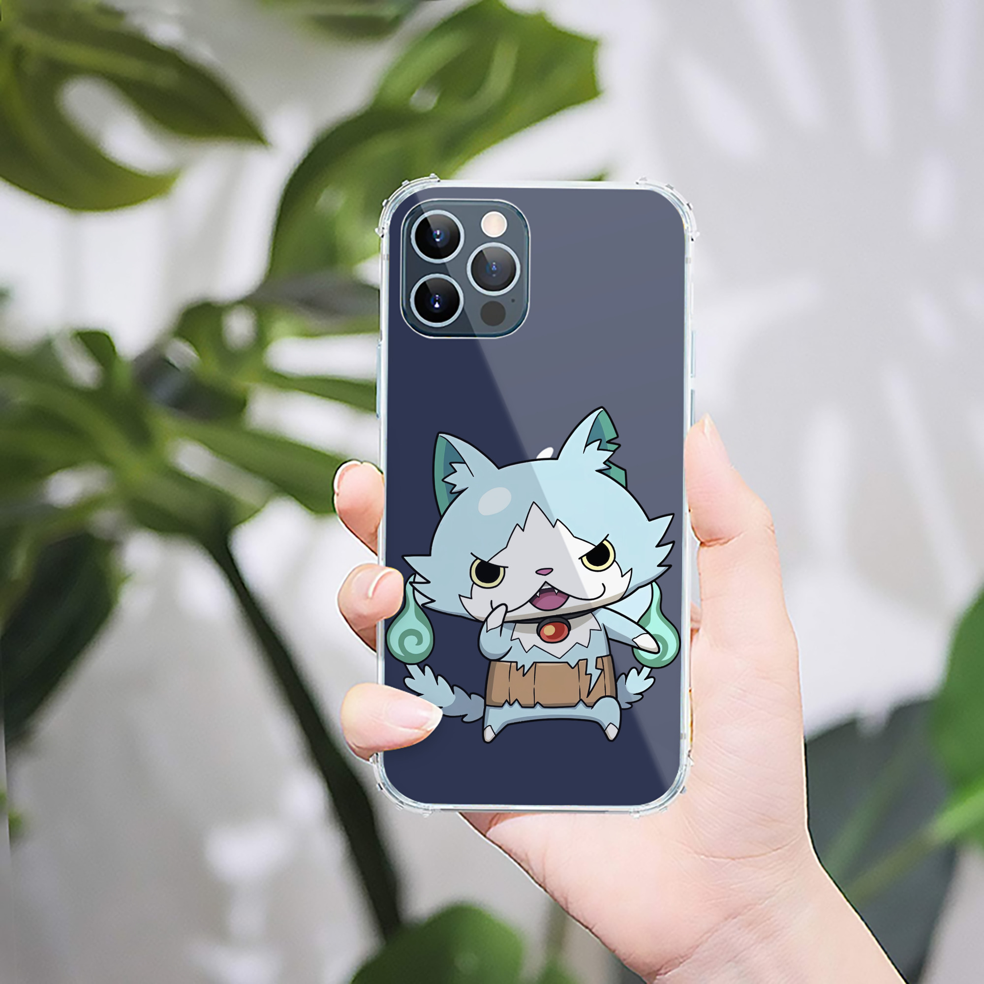 （画像用） 妖怪ウォッチ Yo-kai Watch 【iPhone 12シリーズ対応】透明スマホケース（クリアソフトケース）